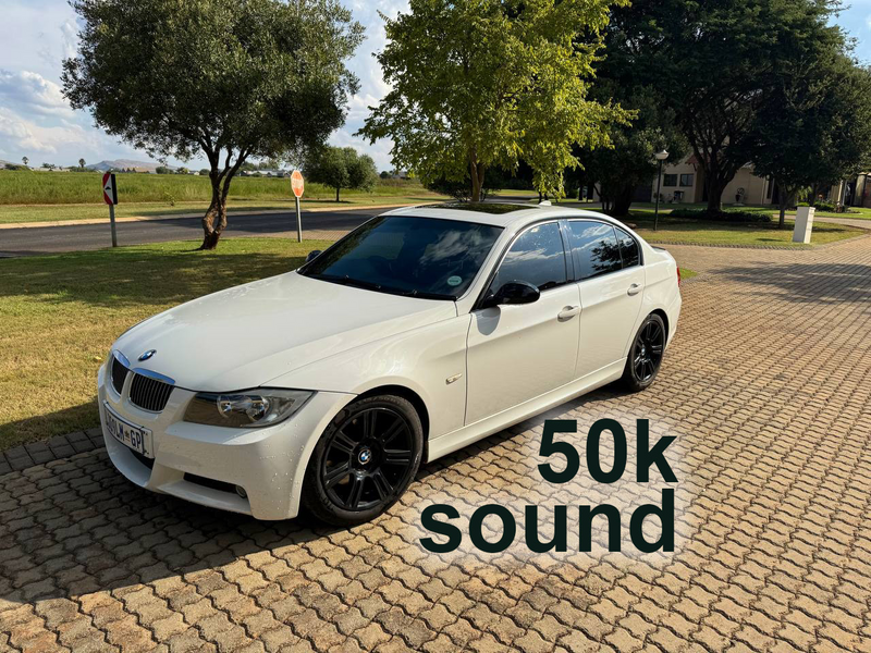 BMW 330i with sound system