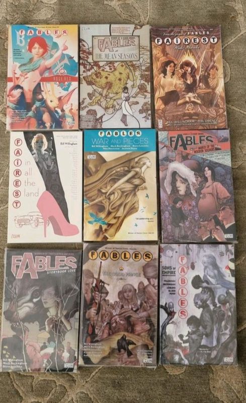 30 sealed graphic novel vertigo fables collection