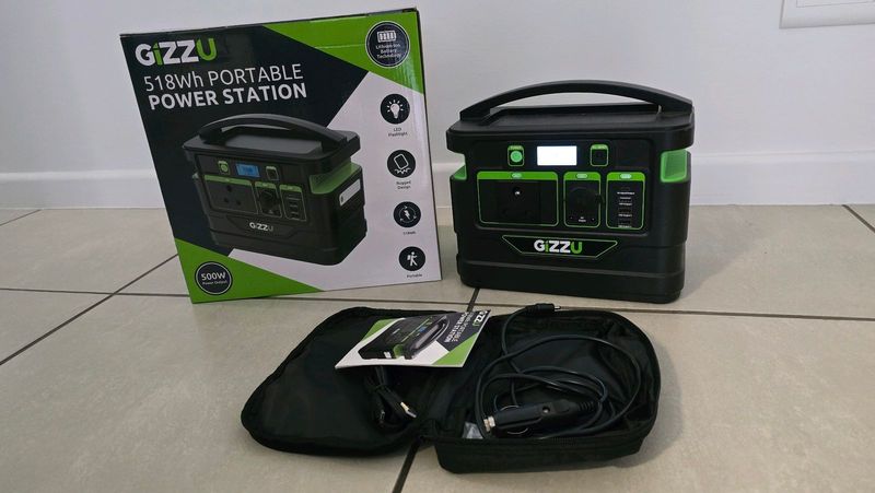 Gizzu 500w 518wh portable power station