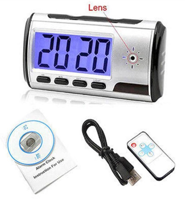 Spy Camera Clock, Remote Controlled Multi-Function DVR. Motion Sensor and More. Brand New Products.