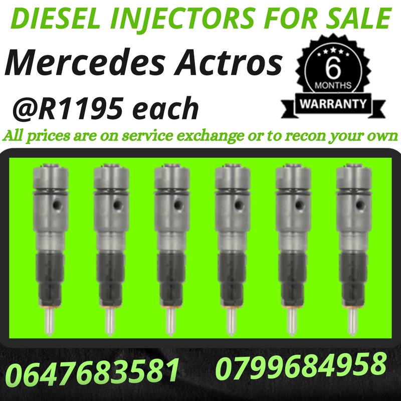 MERCEDES ACTROS DIESEL INJECTORS FOR SALE FREE COPPER WASHERS