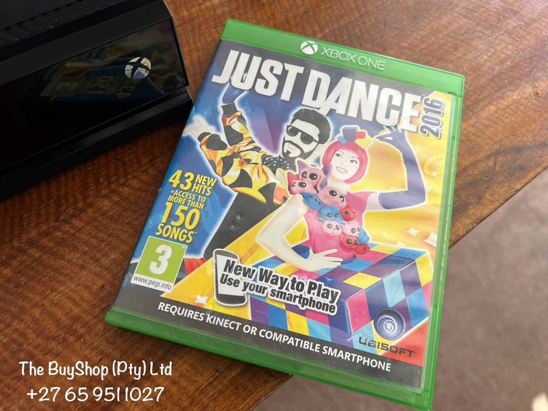In great working condition xbox one kinect camera and “ kinect just dance” game included in sale…