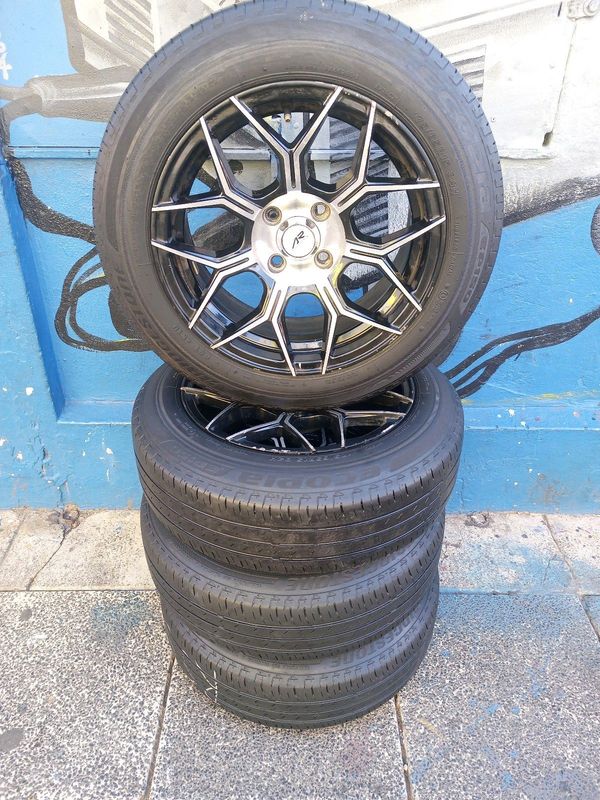 A Set of Rims And TYRES