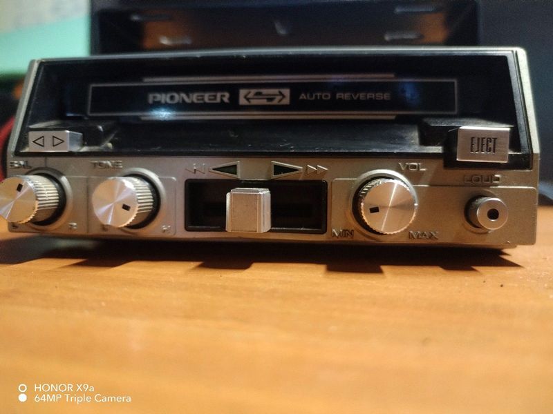Vintage pioneer cassette player..