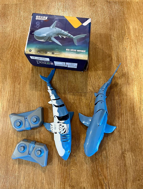 Remote Control Toy - 2 x Sharks