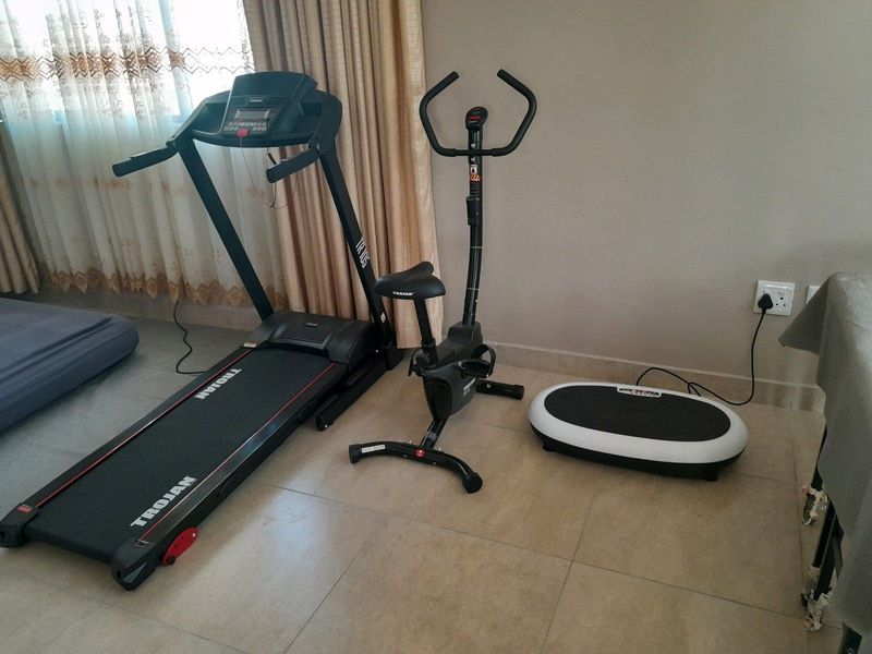 Trojan Treadmill TR105, Trojan Exercise Bike and Maxxus v Trainer