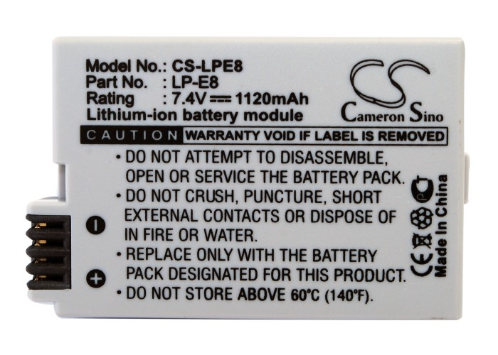 Camera Battery CS-LPE8 for CANON LP-E8