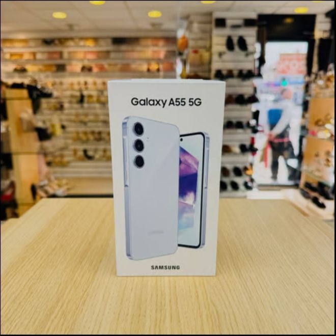 Samsung Galaxy A55 5G 256GB Dual Sim Awesome Iceblue Brand New Factory Sealed In Box Never Been Used