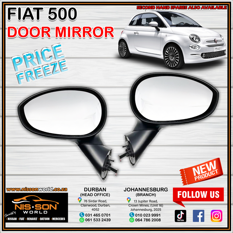 FIAT 500 DOOR MIRROR