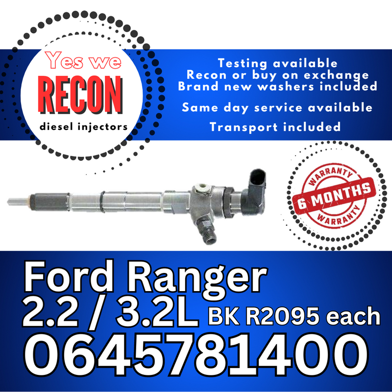 Ford Ranger 2.2 / 3.2L BK diesel injectors for sale