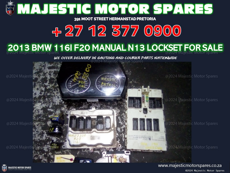 2016 Bmw 116i f20 manual n13 lockset for sale used