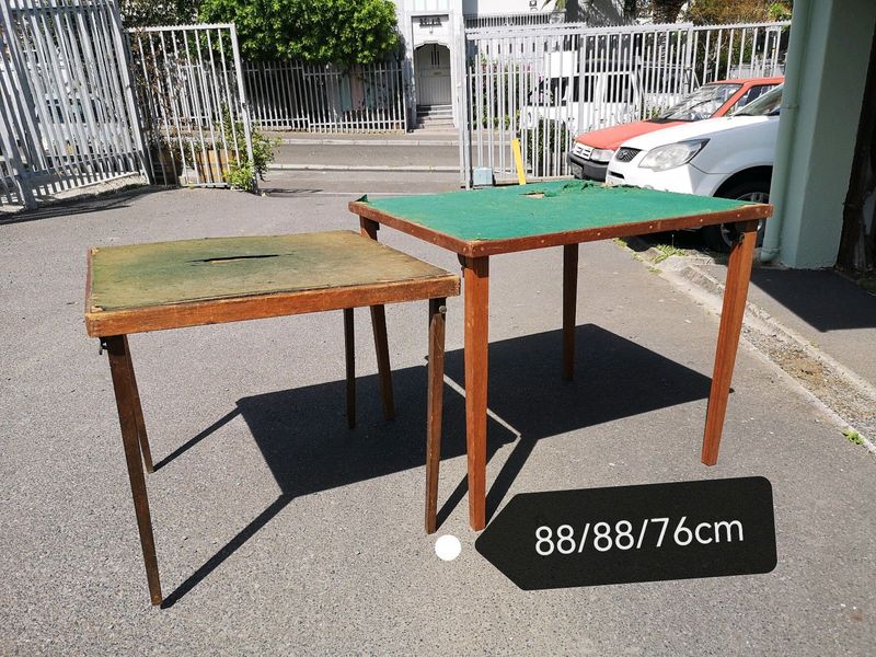 Foldable Teak Games Tables