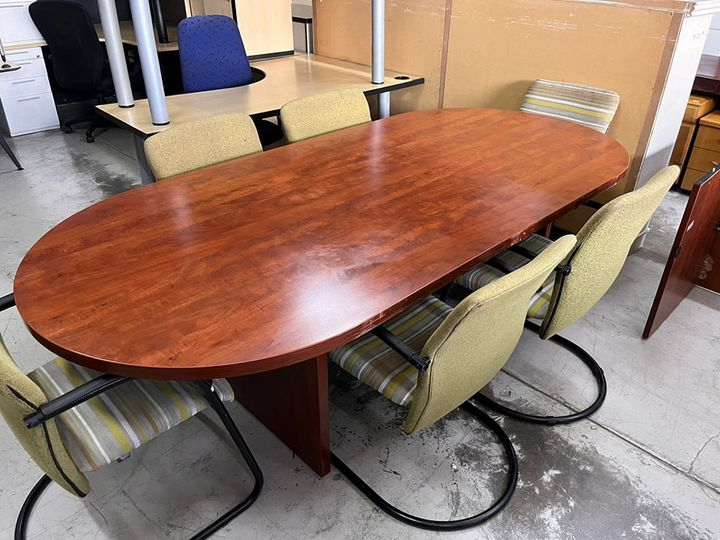 6 Seater Boardroom Table - R1500 excluding chairs - R4500 including 6 Chairs