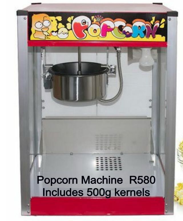 Candyfloss machine, popcorn machine, bubble machine, chocolate fountain and foam machIne to hire