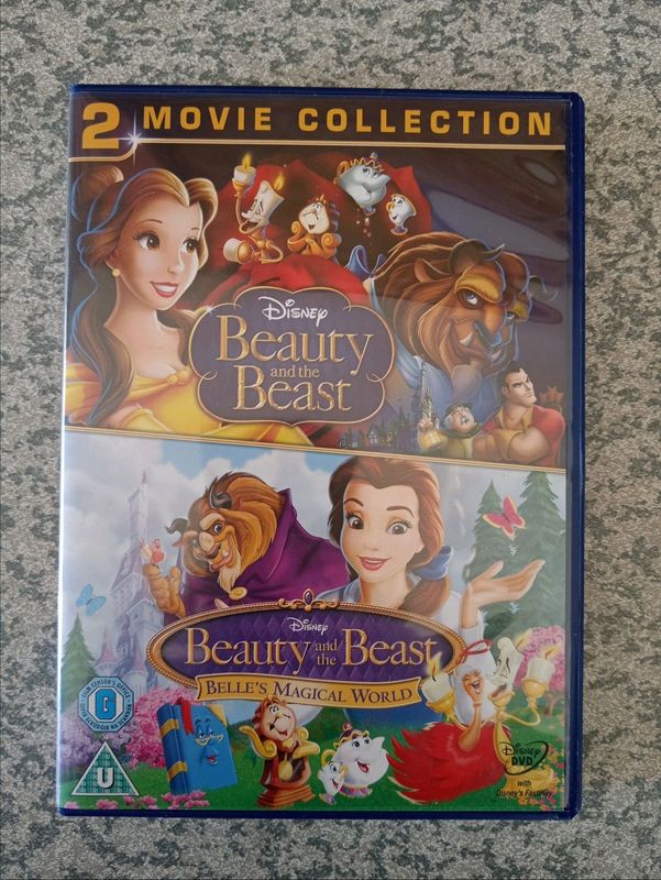 2 DVDs - Beauty and the beast (Disney)