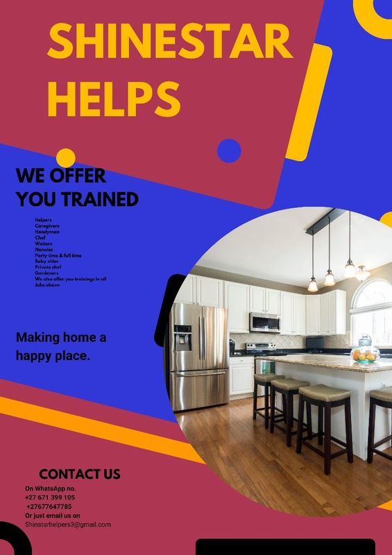 We help you to find are housekeeper,caregivers,nannies,handyman,gardeners,