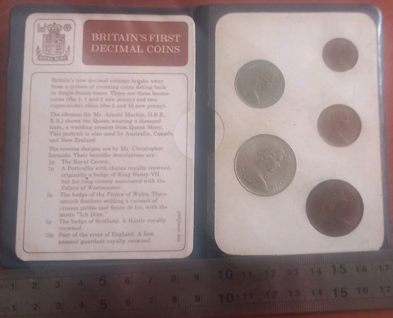 Britains First decimal coins