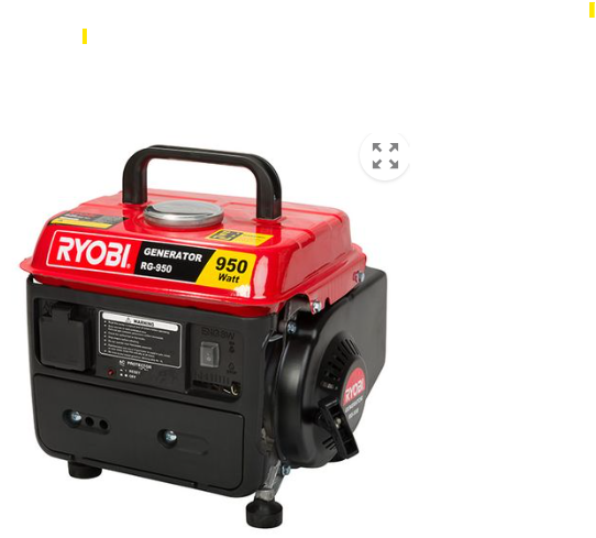 Ryobi - Generator 2-Stroke Air-Cooled - 950W (still under warranty)