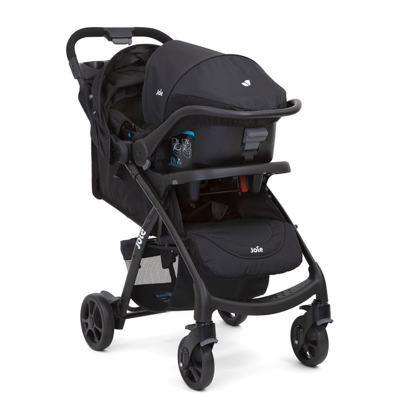 Joie Muze LX stroller travel system plus isofix base
