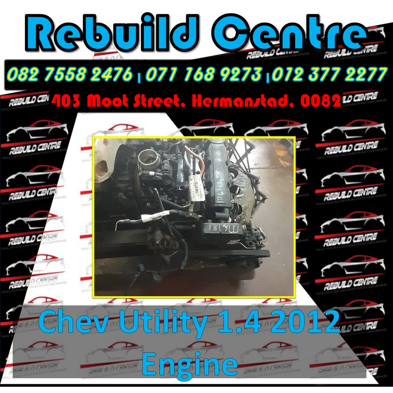 Chev Utility 1.4 2012 Engine for sale.