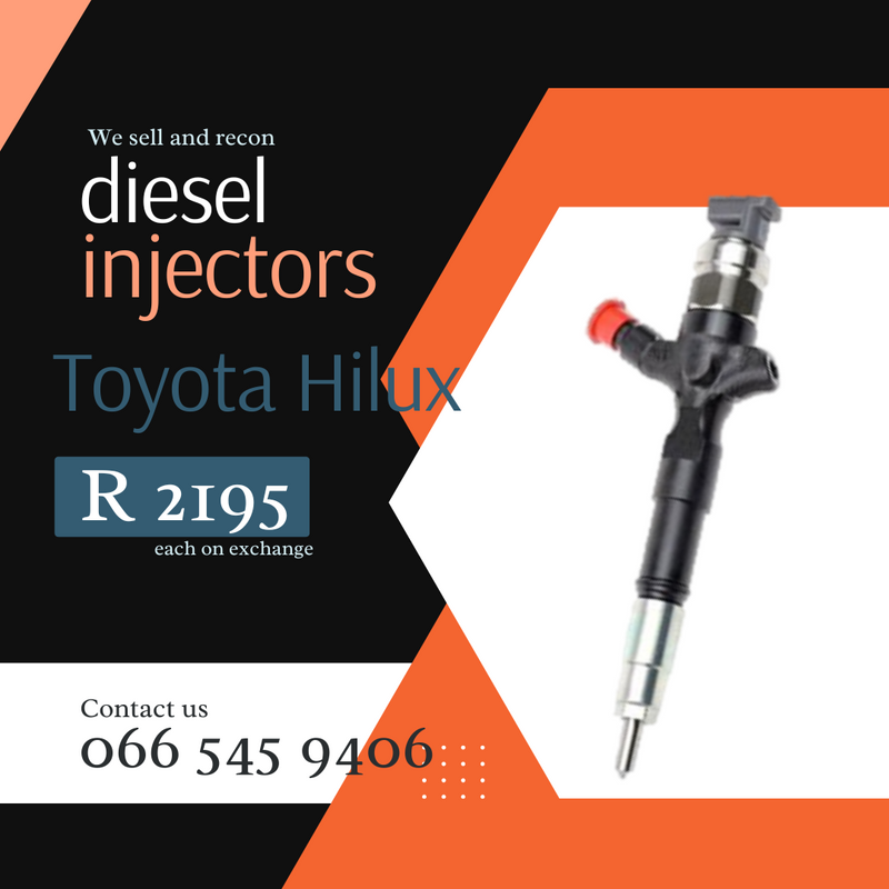 TOYOTA HILUX DIESEL INJECTORS FOR SALE ON EXCHANGE