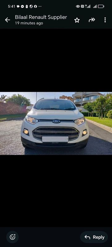 2015 Ford ecosport tatanium automativ