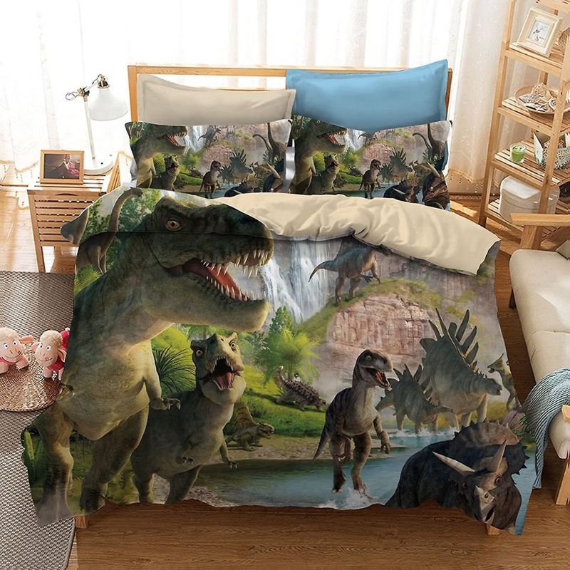 Dinosaur bedding and curtains for sale