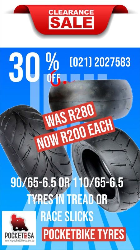 New Pocketbike Tyres Special