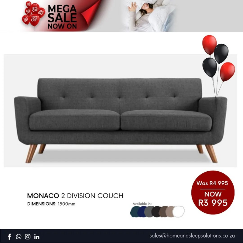 Mega Sale Now On! Up to 50% off selected Furniture Lounge Suites Sleeper Couches L-shape Modular