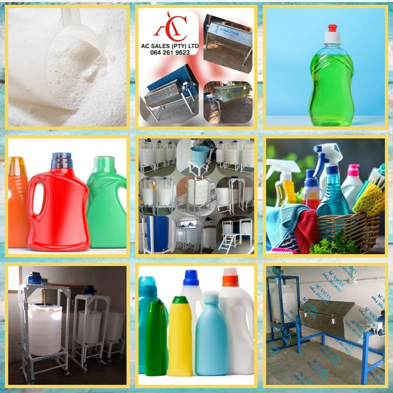 START YOUR OWN BUSINESS MANUFACTURING DETERGENT AND WASHING POWDER