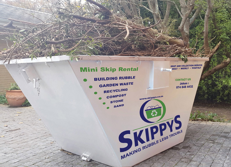 SKIPPYS Mini Skip Bin Hire – Garden and Rubble Removal