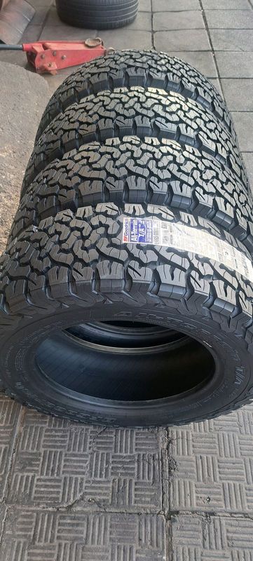 Brand new 265 60 r18 b fgoodrich all terrian tires for sale.