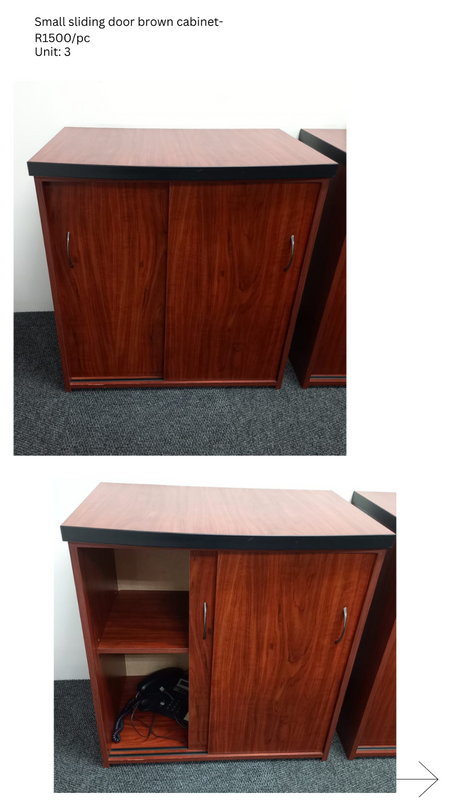 small brown cabinet