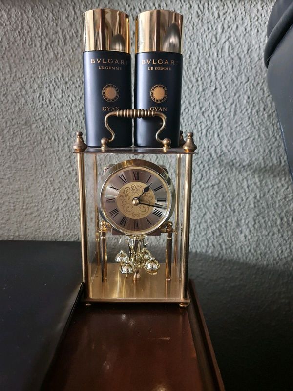 Acctim Brass Carriage Quartz Clock