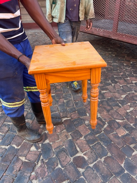 Pine Stool or side table