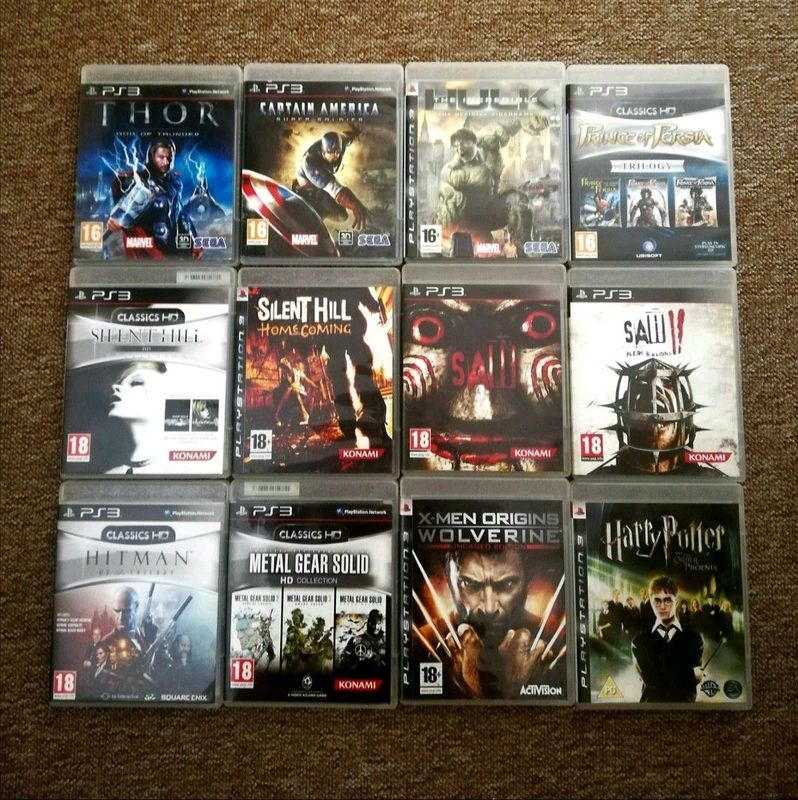 Assortment of PS3 Games for Sale.