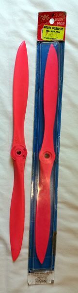 PAIR OF AMK SUPER SILENT MODEL AIRCRAFT PROPELLERS