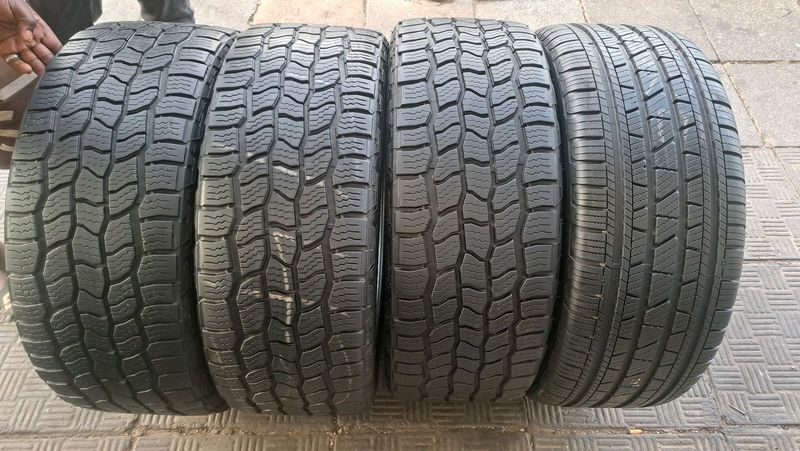 A set Cooper Discoverer tires of size 285/45R22 for sale. leave your whatsapp number if interested