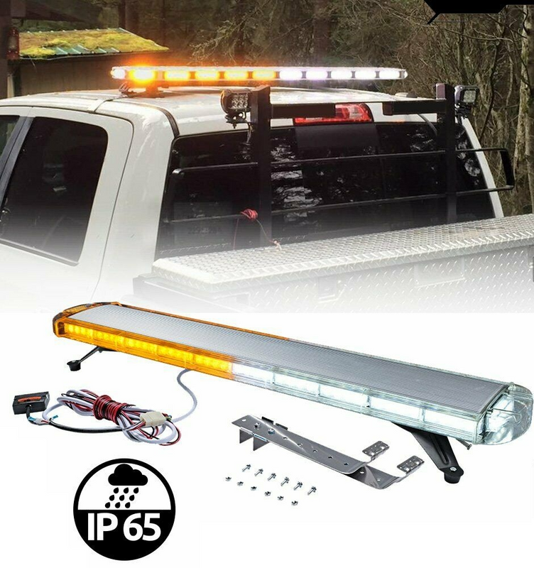 LED Strobe Flash Lights in Orange  Amber Yellow and White for Vehicle Roof Tops. Brand New Products.