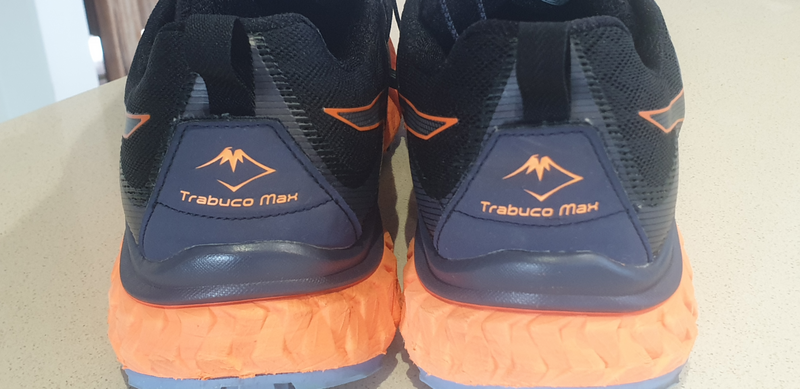 Asics Trabuco Max trail running shoes. Size 11.5 (to fit size 10 foot) Used once. Half price of new.