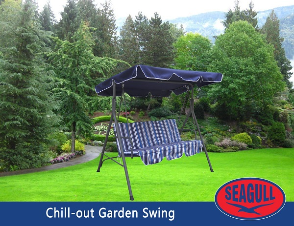 MASSIVE DISCOUNT ON THE SEAGULL CHILL-OUT GARDEN SWING CHAIR- MAXIMUM WEIGHT CAPACITY: 320KG.