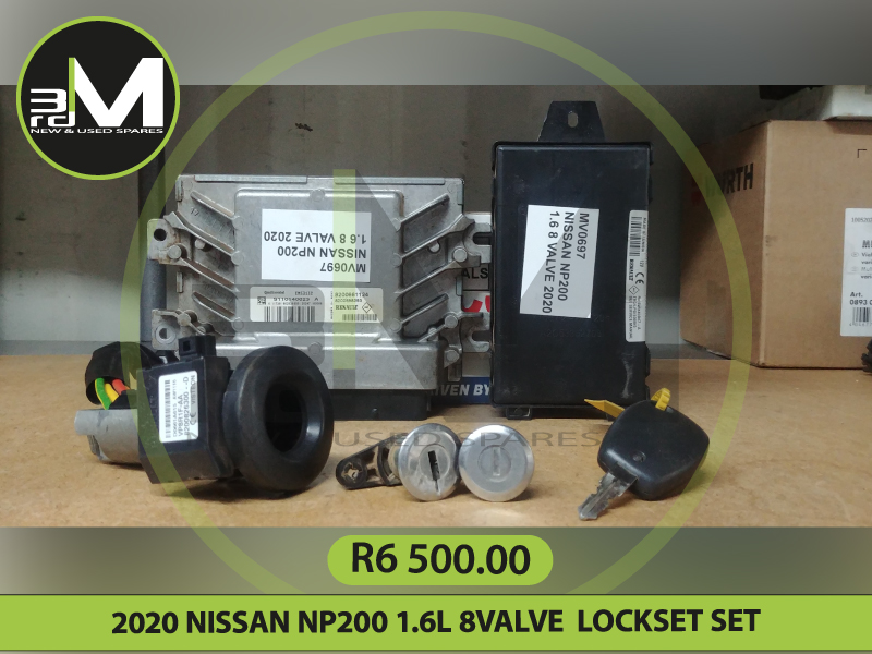 2020  NISSAN  NP200  1.6L  8VALVE LOCKSET  SET R6500 MV0697