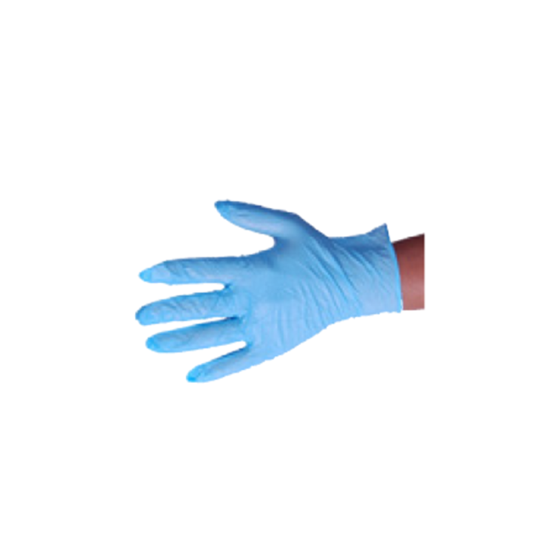 UDN0001 DISPOSABLE NITRILE POWDER FREE GLOVES - MEDIUM - BLUE - PACK OF 100