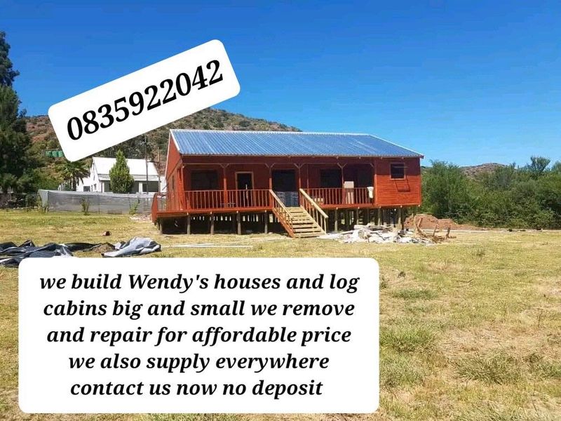 3m x9mt cabin wood 3 rooms for sale