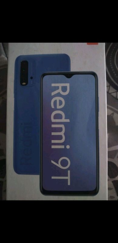 Xiaomi redmi t9 128gb 48mp with box, charger,cover , g glass &#64; r2900