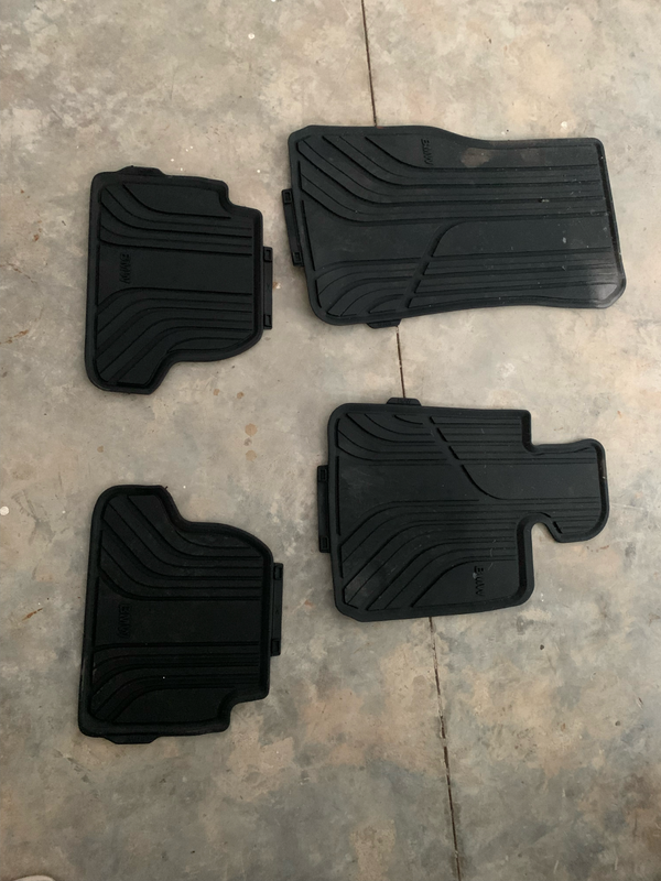 BMW Rubber mats  5 Series / X3