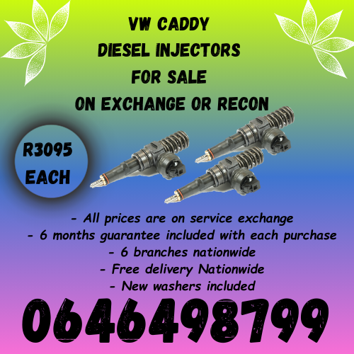 VW CADDY DIESEL INJECTORS FOR SALE ON EXCHANGE WITH 6 MONTHS WARRANY