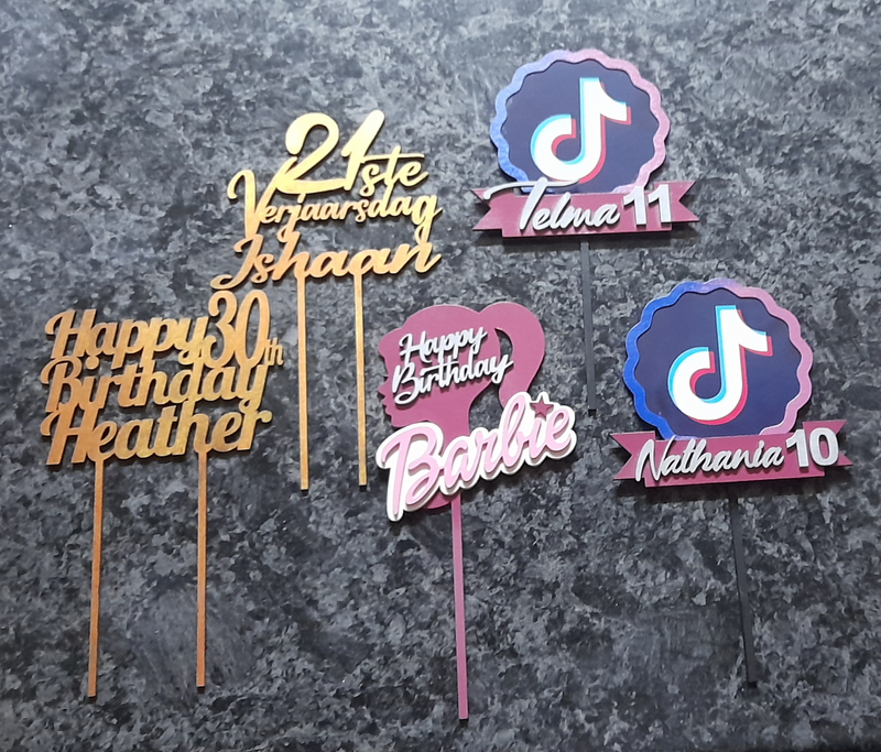 Custom made Cake Toppers for any occation