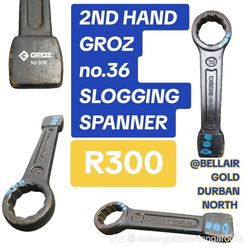 2ND HAND GROZ no.36 SLOGGING SPANNER