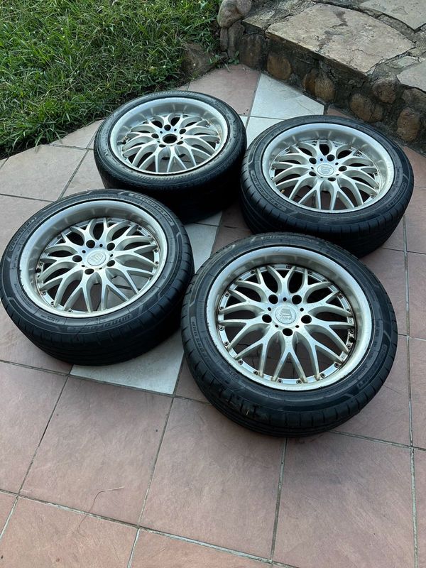 17’s Aline 5/120 Rims and Tyres